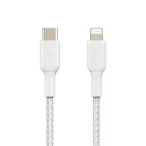 Belkin CAA004BT2MWH Lightning kábel 2 M Fehér
