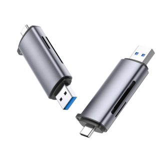 Ugreen 50706 kártyaolvasó USB/Micro-USB Ezüst