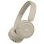 JVC HA-S59W Headset Vezetékes és vezeték nélküli Fejpánt Zene/általános USB C-típus Bluetooth Bézs