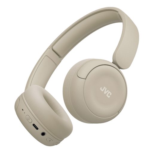 JVC HA-S59W Headset Vezetékes és vezeték nélküli Fejpánt Zene/általános USB C-típus Bluetooth Bézs