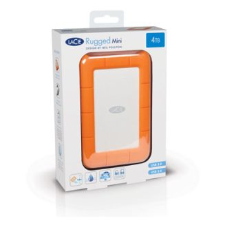   LaCie Rugged Mini külső merevlemez 2 TB 5400 RPM Micro-USB B 3.2 Gen 1 (3.1 Gen 1) Narancssárga, Ezüst