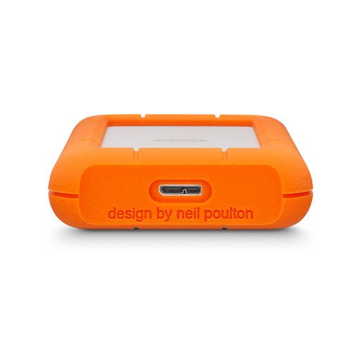 LaCie Rugged Mini külső merevlemez 2 TB 5400 RPM Micro-USB B 3.2 Gen 1 (3.1 Gen 1) Narancssárga, Ezüst