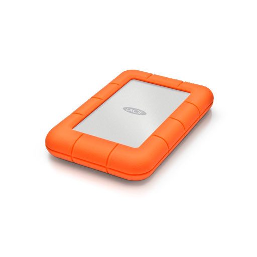 LaCie Rugged Mini külső merevlemez 2 TB 5400 RPM Micro-USB B 3.2 Gen 1 (3.1 Gen 1) Narancssárga, Ezüst