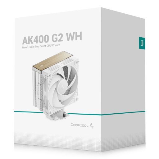 DeepCool AK400 G2 WH Processzor Hűtő 12 cm Fehér 1 db