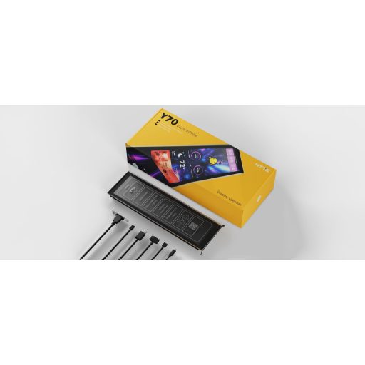 HYTE ACC- -LK-Y7TTI-BB számítógépház alkatrész Midi Tower Kijelző