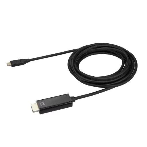 StarTech.com CDP2HD3MBNL video átalakító kábel 3 M USB C-típus HDMI Fekete