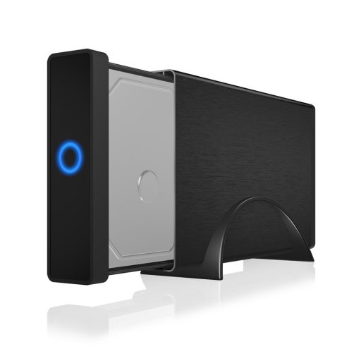 ICY BOX IB-377U3 HDD ház Fekete 3.5"