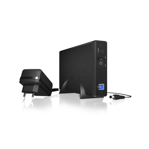 ICY BOX IB-377U3 HDD ház Fekete 3.5"