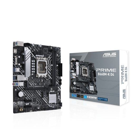 ASUS PRIME B660M-K D4 Intel B660 LGA 1700 Micro ATX