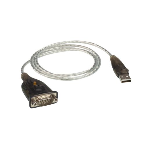 ATEN UC232A1-AT soros kábel Fekete, Fémes 1 M USB A típus DB-9