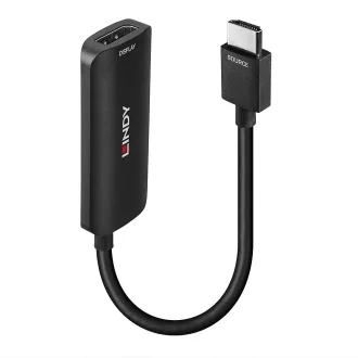   Lindy 38327 video átalakító kábel 157 M HDMI A-típus (Standard) DisplayPort Fekete