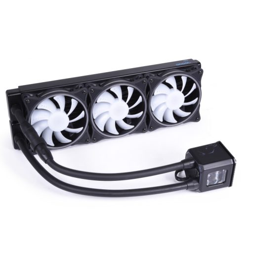 Alphacool 11999 számítógépes hűtőrendszer Processzor Hűtő 12 cm Fekete 1 db