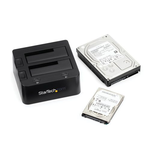 StarTech.com UNIDOCKU33 dokkoló állomás tárolóegységhez USB 3.2 Gen 1 (3.1 Gen 1) Type-B Fekete
