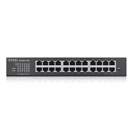 Zyxel GS1900-24E-EU0103F hálózati kapcsoló Vezérelt L2 Gigabit Ethernet (10/100/1000) 1U Fekete