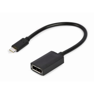   Gembird A-CM-DPF-02 video átalakító kábel 0,15 M USB C-típus DisplayPort Fekete