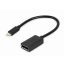 Gembird A-CM-DPF-02 video átalakító kábel 0,15 M USB C-típus DisplayPort Fekete