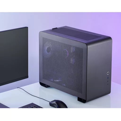 Jonsbo U4 Mini Mini Tower Fekete