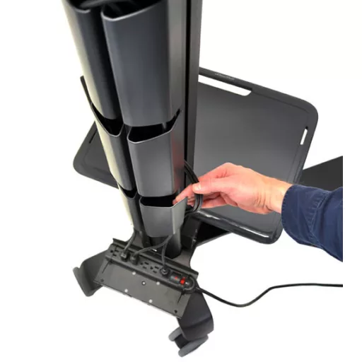 Ergotron Neo-Flex Mobile MediaCenter VHD Fekete Lapos panel Gurulós multimédia állvány