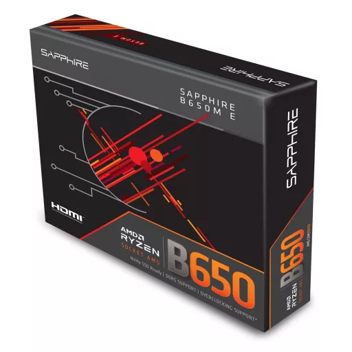 Sapphire B650M-E AMD B650 Socket AM5 Micro ATX