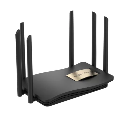 Ruijie Networks RG-EW1200G PRO vezetéknélküli router Gigabit Ethernet Kétsávos (2,4 GHz / 5 GHz) Fekete