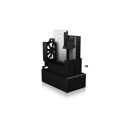 ICY BOX IB-RD3621-C31 lemeztömb 0 TB Asztali Fekete