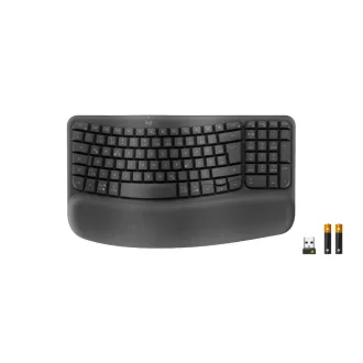   Logitech 920-012327 billentyűzet Irodai RF vezeték nélküli + Bluetooth QWERTZ Német Grafit