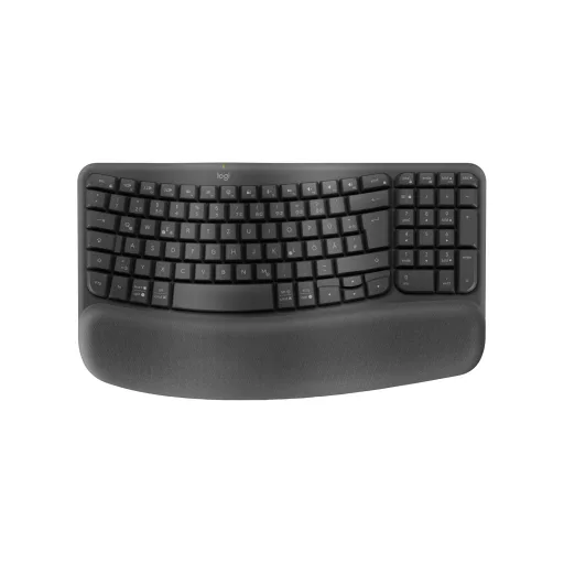 Logitech 920-012327 billentyűzet Irodai RF vezeték nélküli + Bluetooth QWERTZ Német Grafit