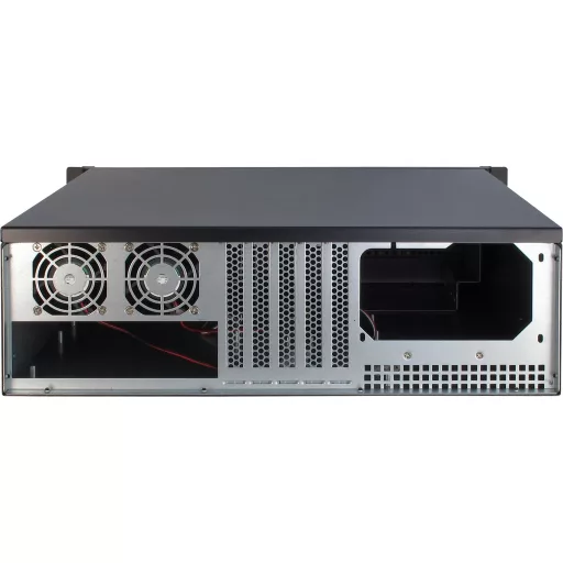 Inter-Tech 3U-3098-S Rack Fekete
