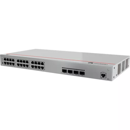 Huawei S310-24P4S hálózati kapcsoló Vezérelt L3 Gigabit Ethernet (10/100/1000) Ethernet-áramellátás (PoE) támogatása 1U