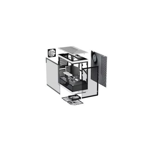 HYTE Y40 Midi Tower Fekete, Fehér
