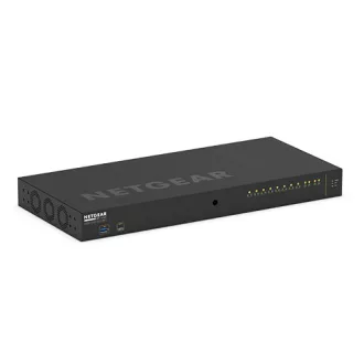   NETGEAR M4250-10G2XF-PoE+ Vezérelt L2/L3 Gigabit Ethernet (10/100/1000) Ethernet-áramellátás (PoE) támogatása 1U Fekete
