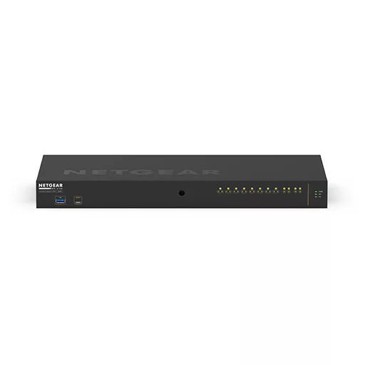 NETGEAR M4250-10G2XF-PoE+ Vezérelt L2/L3 Gigabit Ethernet (10/100/1000) Ethernet-áramellátás (PoE) támogatása 1U Fekete