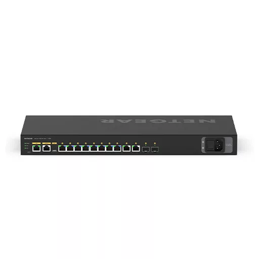 NETGEAR M4250-10G2XF-PoE+ Vezérelt L2/L3 Gigabit Ethernet (10/100/1000) Ethernet-áramellátás (PoE) támogatása 1U Fekete
