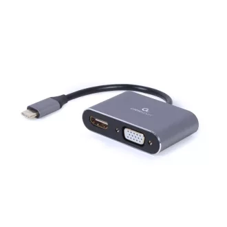   Cablexpert A-USB3C-HDMIVGA-01 video digitalizáló adapter Szürke