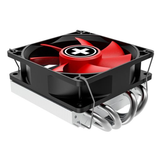 Xilence XC040 számítógépes hűtőrendszer Processzor Hűtő 9,2 cm Fekete, Vörös