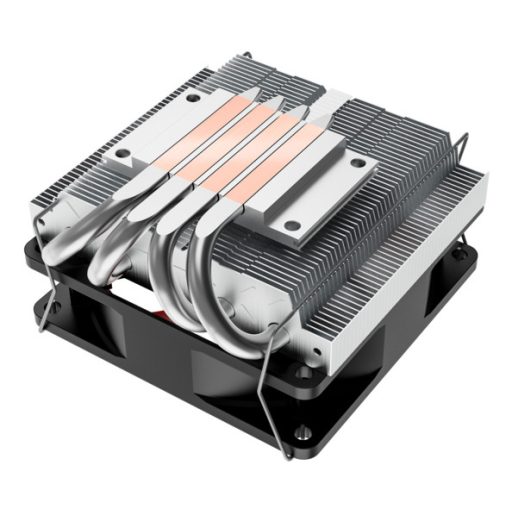 Xilence XC040 számítógépes hűtőrendszer Processzor Hűtő 9,2 cm Fekete, Vörös