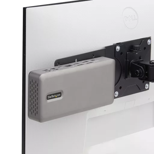 StarTech.com DOCK-NUC-VESA-MOUNT számítógéptartó Monitor állványra szerelt CPU tartó Fekete