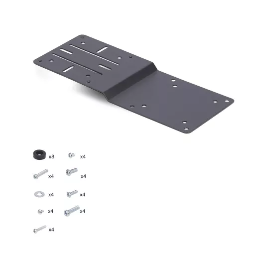 StarTech.com DOCK-NUC-VESA-MOUNT számítógéptartó Monitor állványra szerelt CPU tartó Fekete