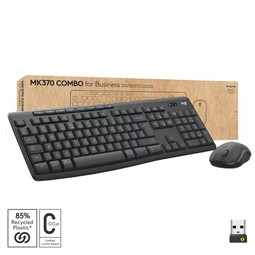 Logitech 920-012069 billentyűzet Egér mellékelve Irodai Bluetooth QWERTY Olasz Grafit