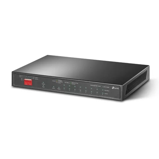 TP-Link TL-SG1210MP hálózati kapcsoló Beállítást nem igénylő (unmanaged) Gigabit Ethernet (10/100/1000) Ethernet-áramellátás (PoE) támogatása Fekete