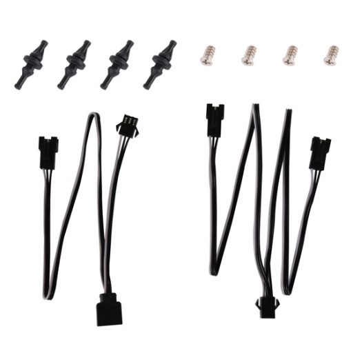 Silverstone FW124 Számítógép ház Hűtő Fekete, Fehér 1 db