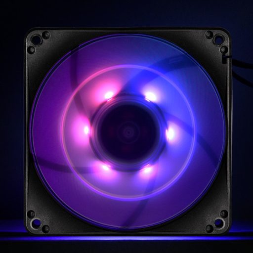 Silverstone FW124 Számítógép ház Hűtő Fekete, Fehér 1 db