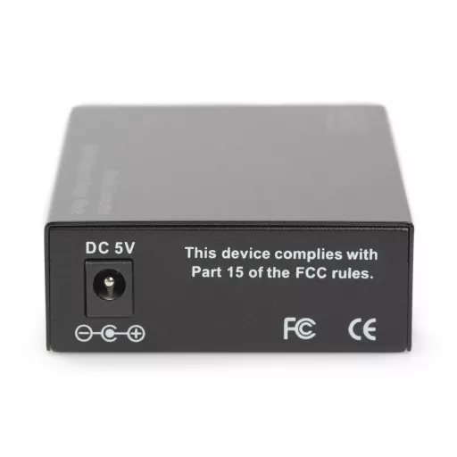 Digitus DN-82124 hálózati média konverter 1000 Mbit/s 1310 nm Single-mode, Multi-mode Fekete