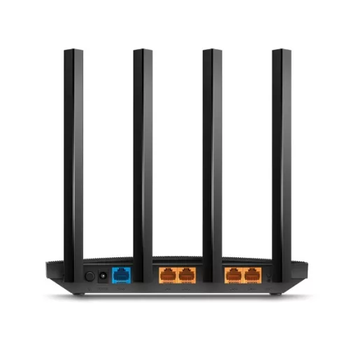 TP-Link Archer C6U vezetéknélküli router Gigabit Ethernet Kétsávos (2,4 GHz / 5 GHz) Fekete
