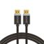 Savio DisplayPort cable 2 m Black CL-166 Fekete