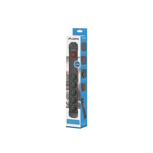 Power strip 1,5m 5x230V SP1-05E-0150-B