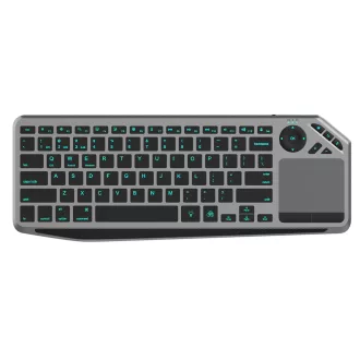   Techly ICTB9801TB billentyűzet Univerzális RF vezeték nélküli + Bluetooth QWERTY Amerikai angol Fekete