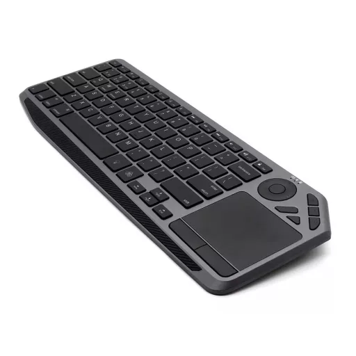 Techly ICTB9801TB billentyűzet Univerzális RF vezeték nélküli + Bluetooth QWERTY Amerikai angol Fekete
