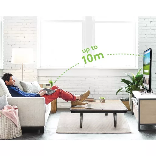 Techly ICTB9801TB billentyűzet Univerzális RF vezeték nélküli + Bluetooth QWERTY Amerikai angol Fekete