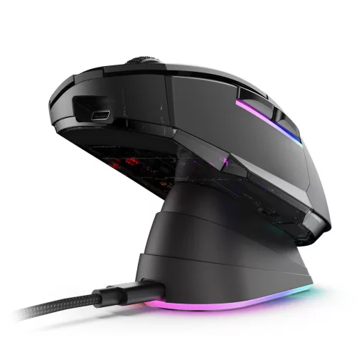 Sharkoon SGM50W egér Játék Jobbkezes RF Wireless + USB Type-A Optikai 6400 DPI